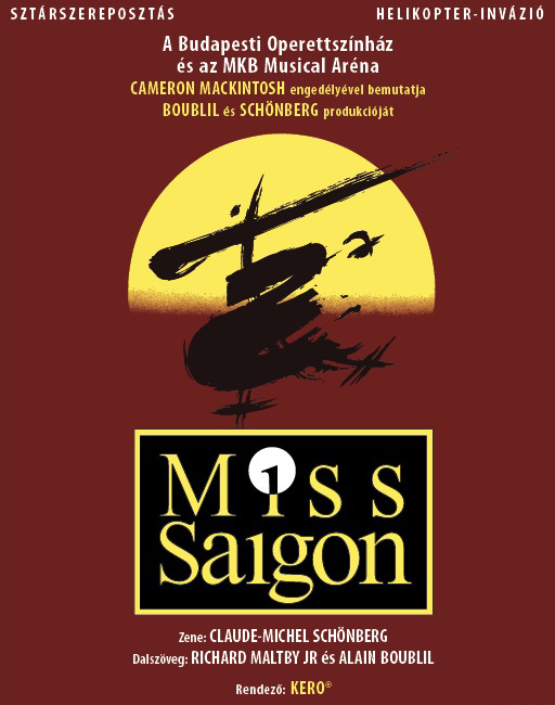 Miss Saigon musical Sopronban!Jegyek itt!