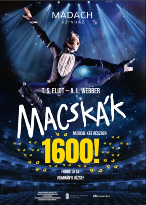 1600. előadását ünnepli a Macskák musical 2025-ben - Jegyek itt!