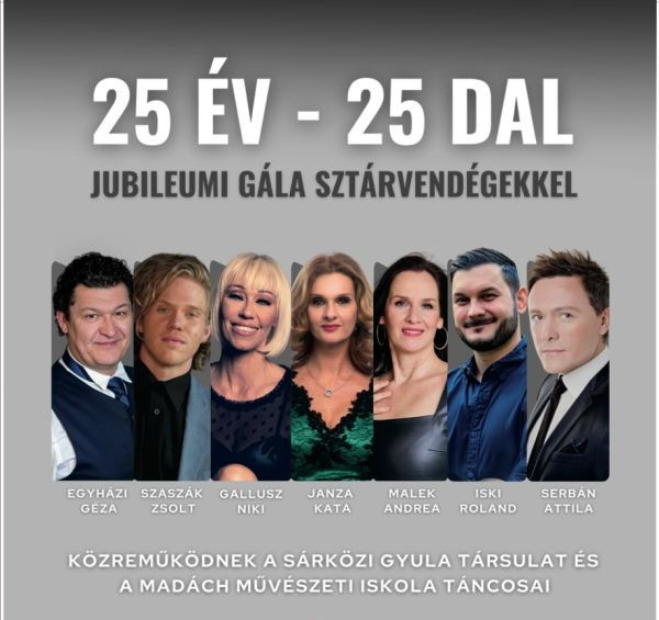 25 év 25 dal - jubileumi gála a RAM-ban - Jegyek és fellépők itt!