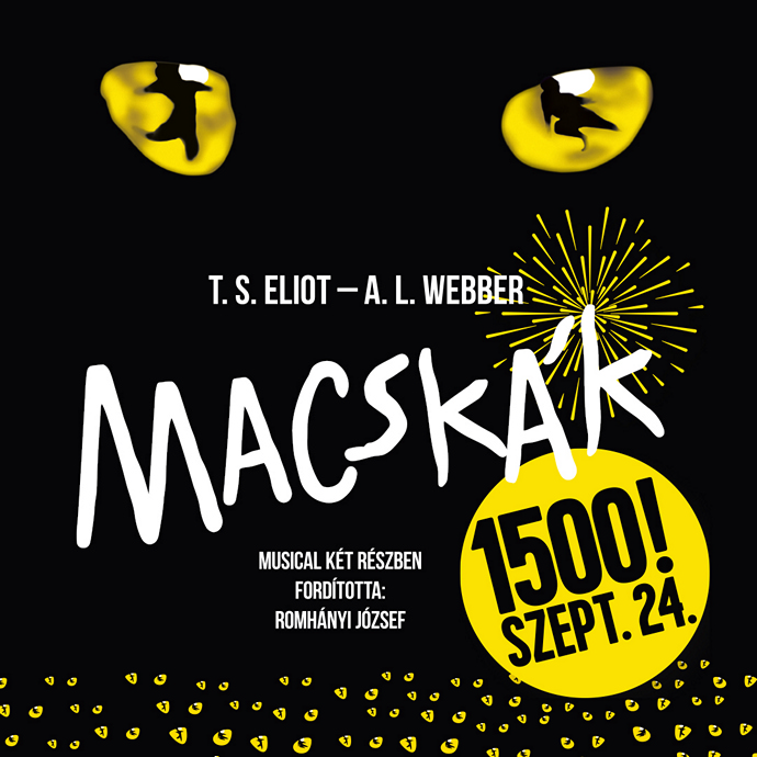A Macskák Budapest útjain és a Hősök terén!