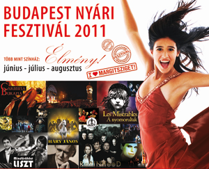 Budapesti Nyári Fesztivál 2011 -  Közel száz program Budapesten!