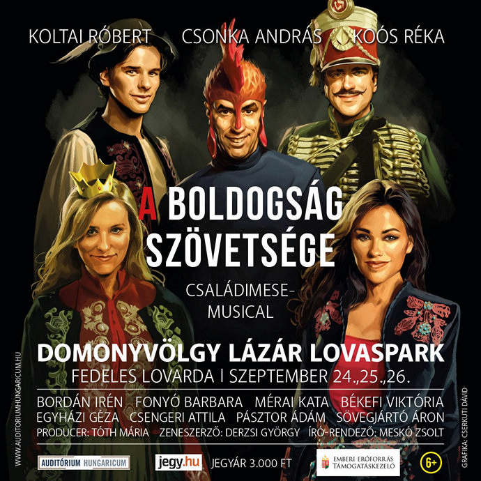 Jön a Boldogság Szövetsége musical! Jegyek és szereposztás itt!