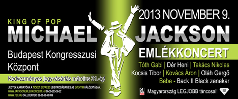Michael Jackson Emlékkoncert 2013 - Budapest Kongresszusi Központ 