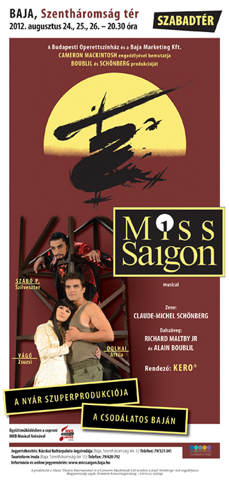 Miss Saigon musical Baján! Jegyek itt!