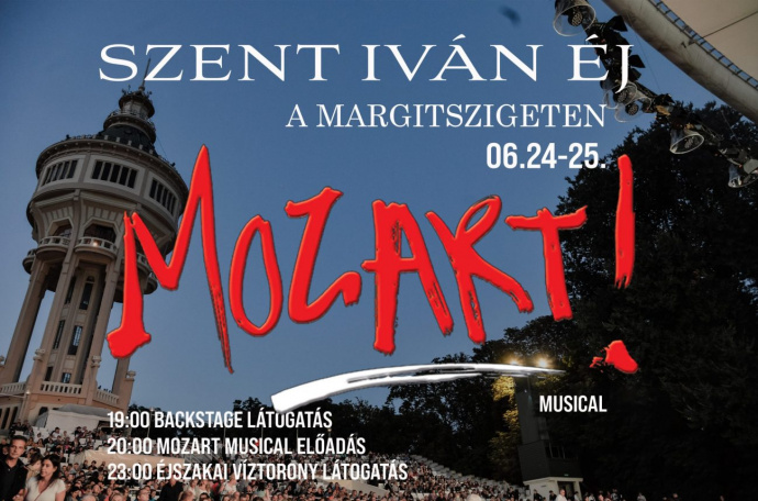 Mozartos és backstage túrás Szent Iván Éj a Margitszigeten - Jegyek itt!