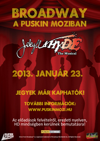 Moziban a Jekyll és Hyde Broadway előadása! Nyerj jegyeket!