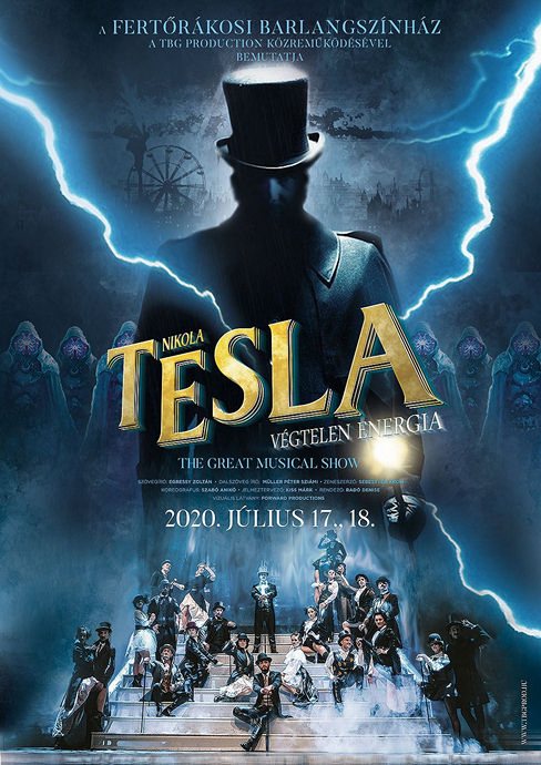 Nikola Tesla musical Budapesten - VIDEÓ ITT!