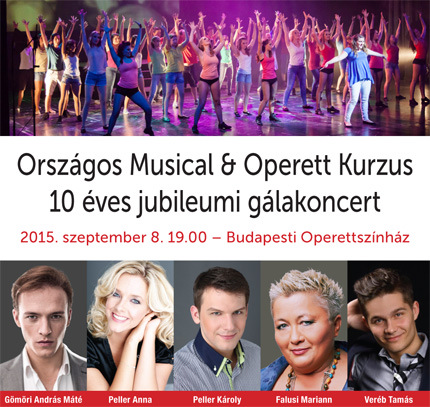 Országos Musical-Operett Kurzus gála az Operettszínházban! Jegyek itt!