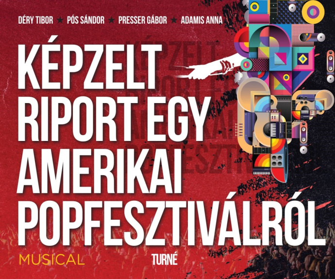 Országos turnéra indul 2025-ben a Képzelt riport egy amerikai popfesztiválról musical - Jegyek itt!