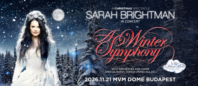 Sarah Brightman koncert 2026-ban Budapesten a MVM Domeban - Jegyek itt!