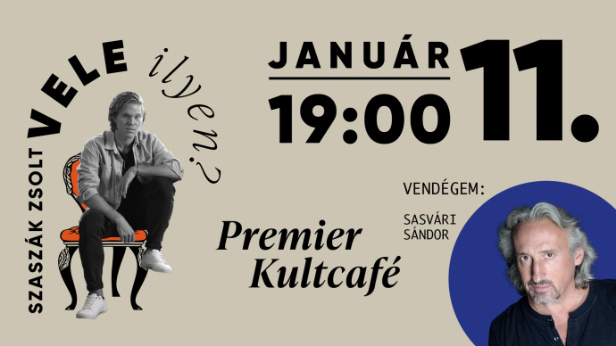 Sasvári Sándor lesz Szaszák Zsolt Vele ilyen? musical-talkshowjának vendége! Jegyek itt!