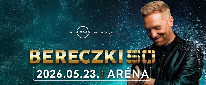 VIP jegy is kapható a Bereczki 50 Arénakoncertre!