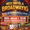 WestEndtől a Broadwayig - musicalkoncert sztátokkal!